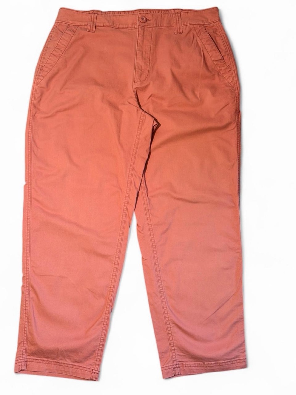 Women’s Casual Chino Pants in Peach/Orange